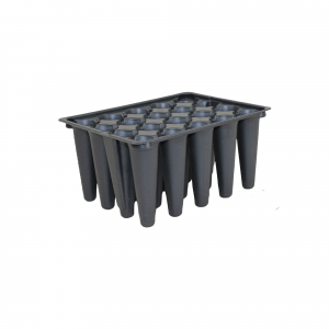 Barquettes alvéolées thermoformées forme carotte