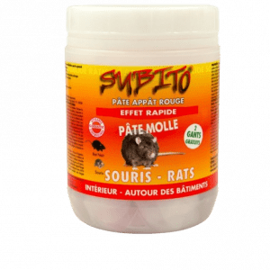 Raticide - pate molle rouge 150g
