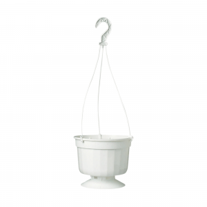 Pot suspension avec soucoupe et tringle